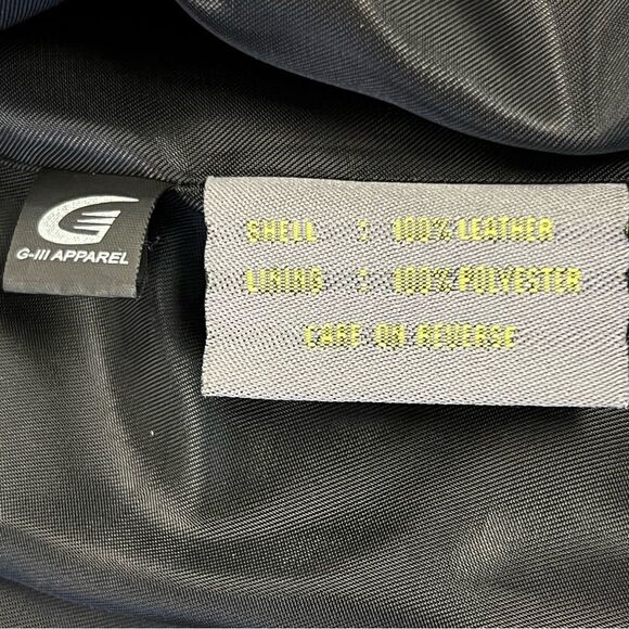 Kenneth Cole Reaction Women’s Black Leather Zip Jacket LARGE Minimalist Classic - Picture 13 of 14